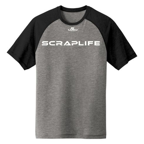 ScrapLife Branded Baseball Tee - Black
